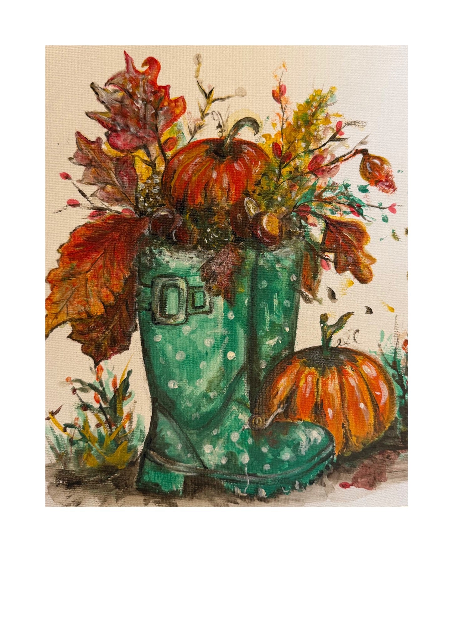 Pumpkin Wellies
